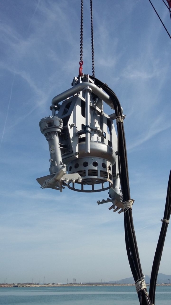 Hydrauliczna pompa pogłębiarska do pogłębiania portu (4)
